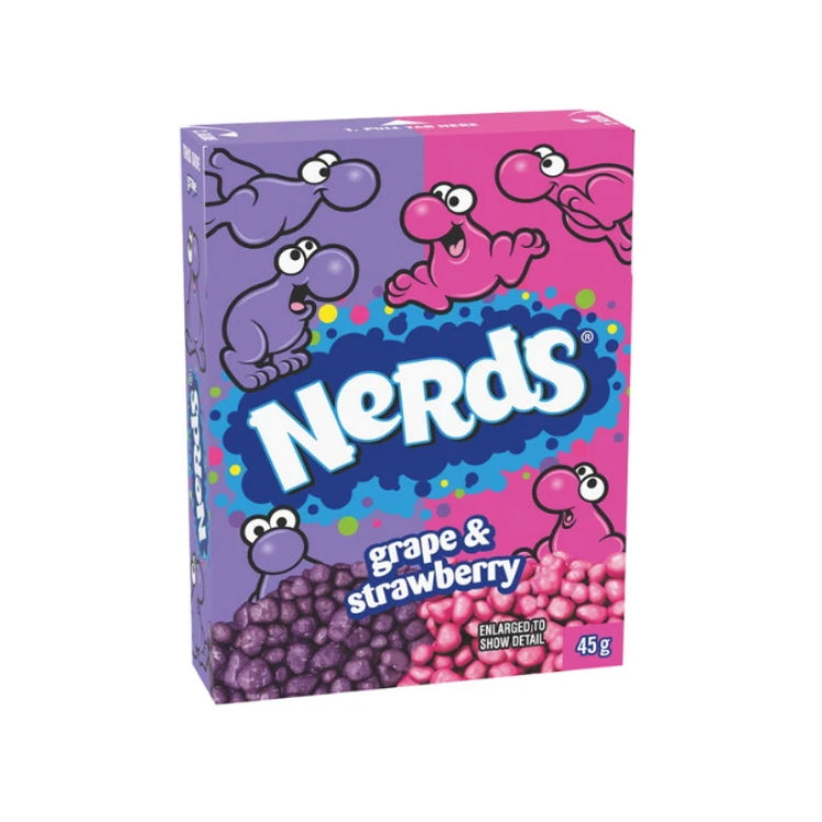 Wonka Nerds Grape & Strawberry Box - Tom's Confectionery Warehouse