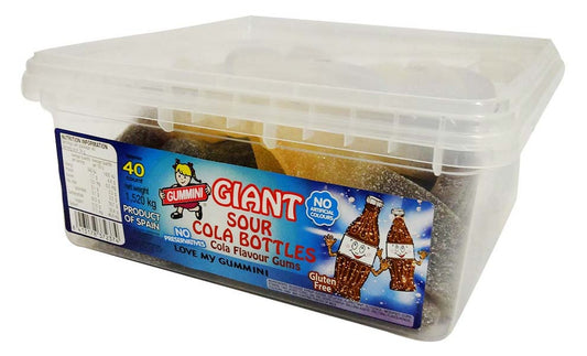 Gummini Giant Sour Cola Bottles
