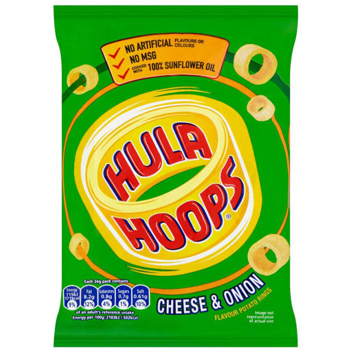 Hula Hoops Cheese & Onion Chips
