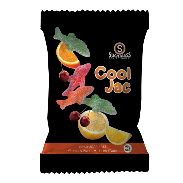 Sugarless Cool Jac Shark Jellies 90g