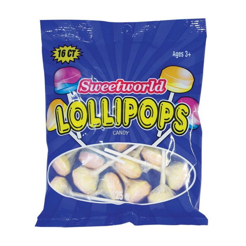 Sweetworld Lollipops 125g