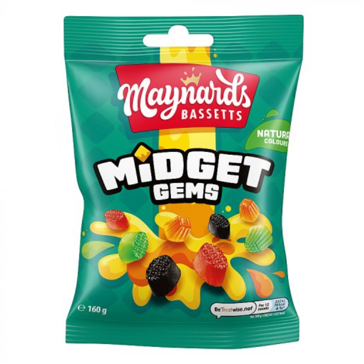 Maynards Bassetts Midget Gems Bag