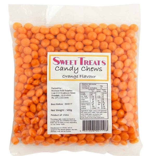 Sweet Treats Orange Candy Chews Orange