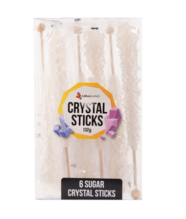 Crystal Sticks White 5ct - Sugar