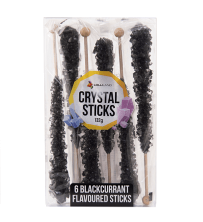 Crystal Sticks Black Blackcurrant 5ct 132g
