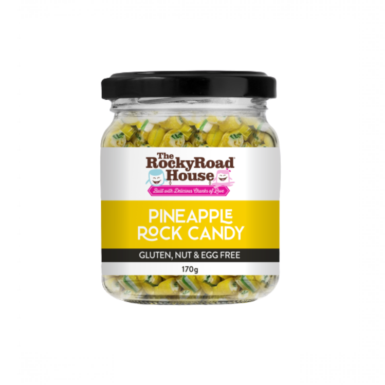 The Rocky Road House Pineapple Rock Candy