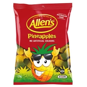 Allen's Pineapples Bag 170g - Tom's Confectionery Warehouse