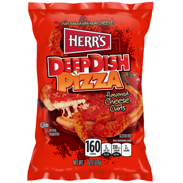 Herr's Deepdish Pizza Curls
