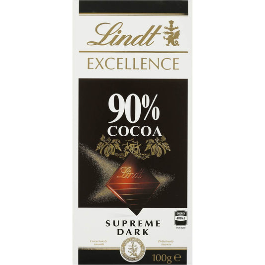 Lindt Excellence 90% Dark 100g
