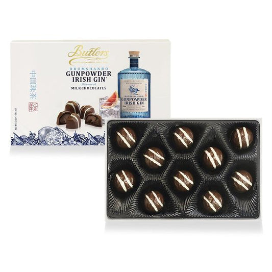 Butlers Gunpowder Gin Milk Chocolate 125g