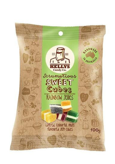 Kellys Rainbow Jellies 100g Snack Pack