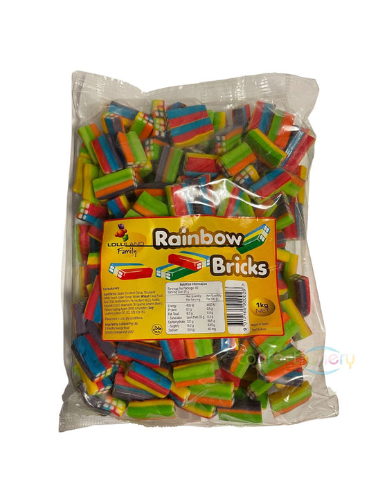 Lolliland Sugared Rainbow Brick 1Kg