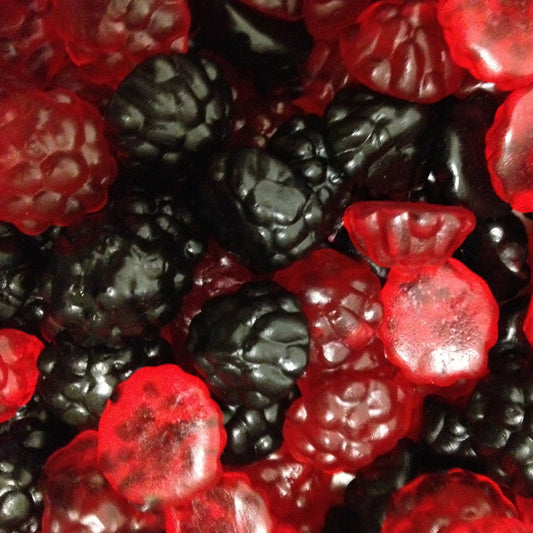 Park Lane Gummy Raspberries & Blackberries
