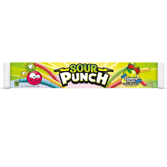Sour Punch Rainbow Straws