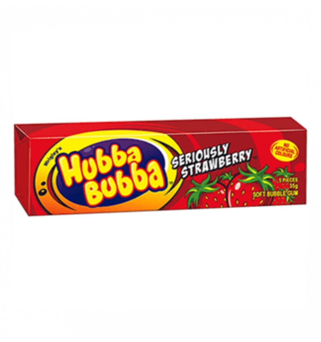 Wrigley's Hubba Bubba Strawberry 35g - Tom's Confectionery Warehouse