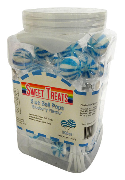 Blue Ball pops - 1 jar x 30Pcs
