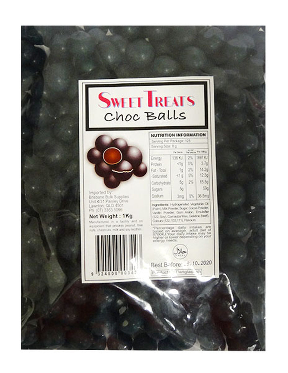 Sweet Treats Black Choc Balls
