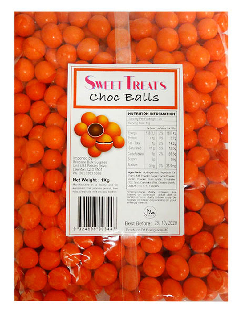 Sweet Treats Orange Choc Balls