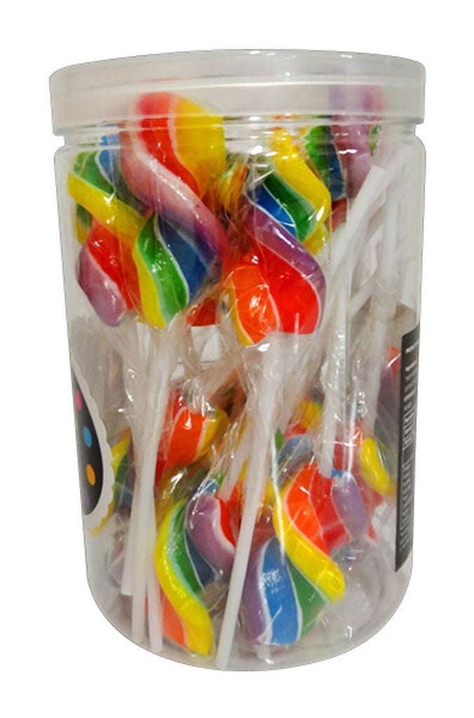 Sweet Treats Rainbow Twirly Pops 24 pcs
