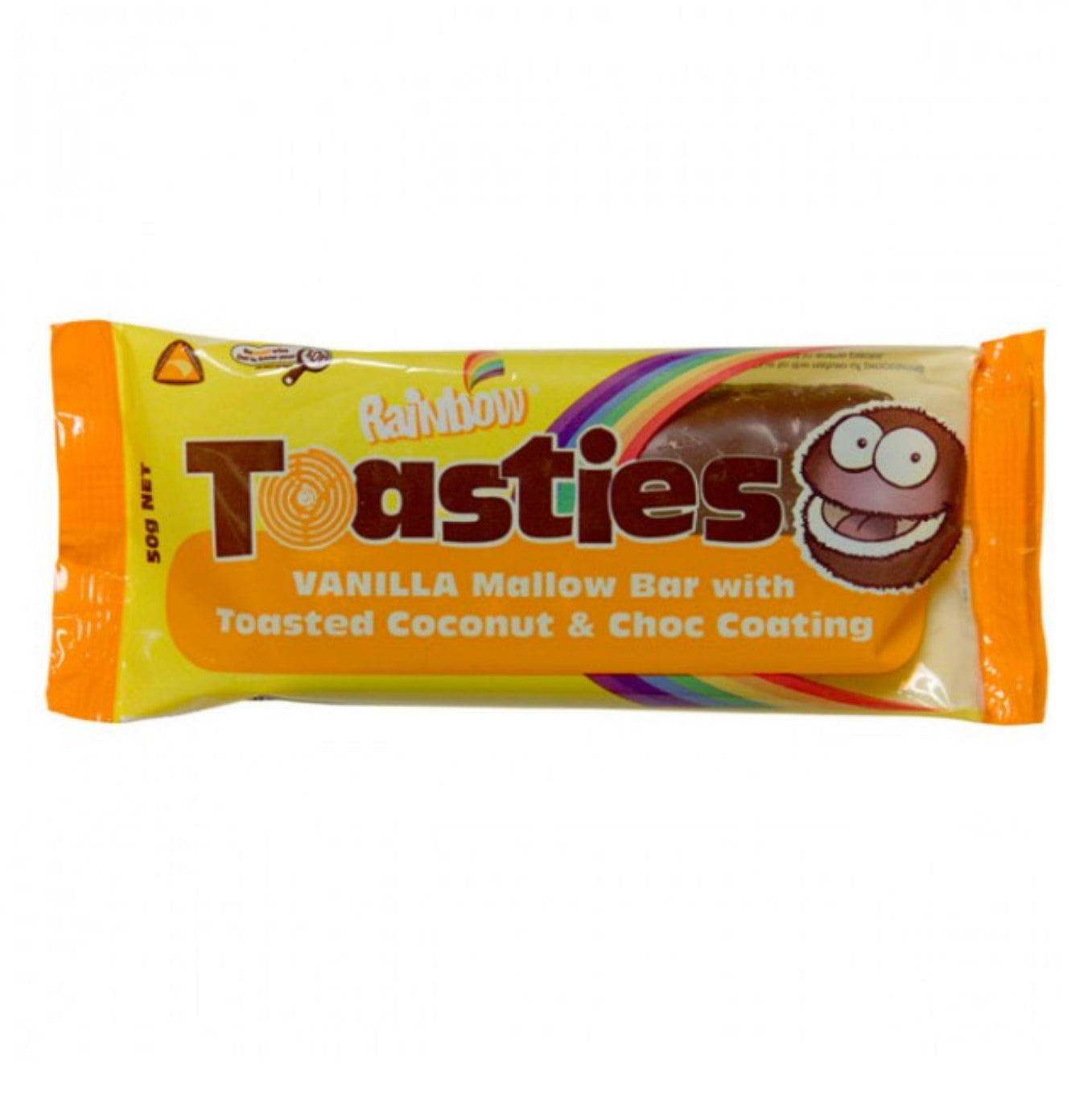 Rainbow Toasties 50g - Tom's Confectionery Warehouse