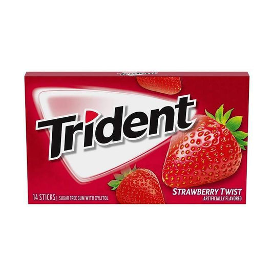 TRIDENT STRWBERRY TWIST GUM 12