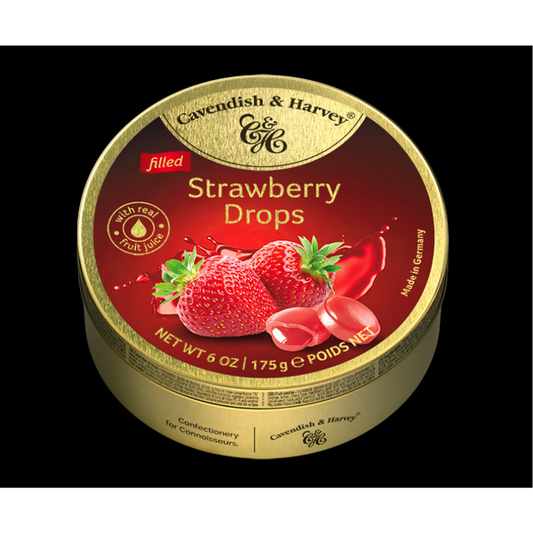 Cavendish & Harvey Strawberry filled drops 175g