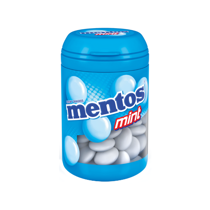 Mentos Chewy Mint Dragees Bottle