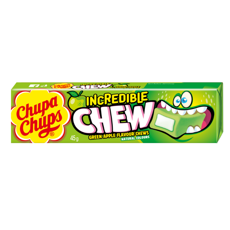 Chupa Chup Incredible Chew Green Apple