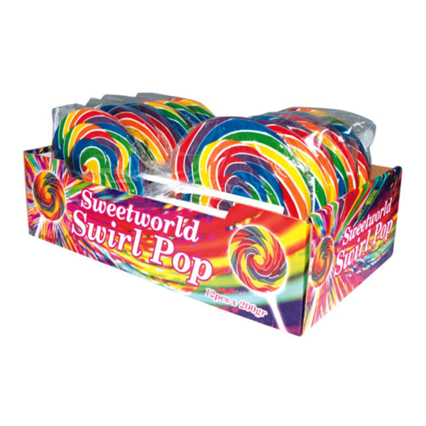 Sweetworld Swirl Pop Rainbow 200g