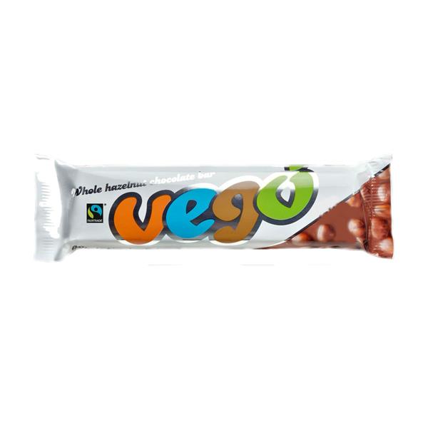 Vego Good Food Vego Mini Whole Hazelnut Chocolate Bar