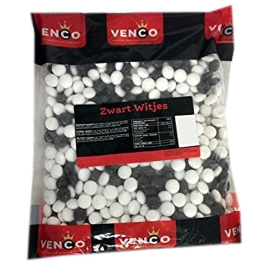 Venco Black and white Zwart Witjes 1kg