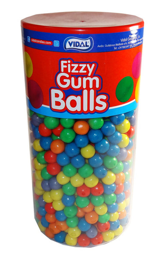 Vidal Fizz Gum Balls Cyclinder (800pcs)