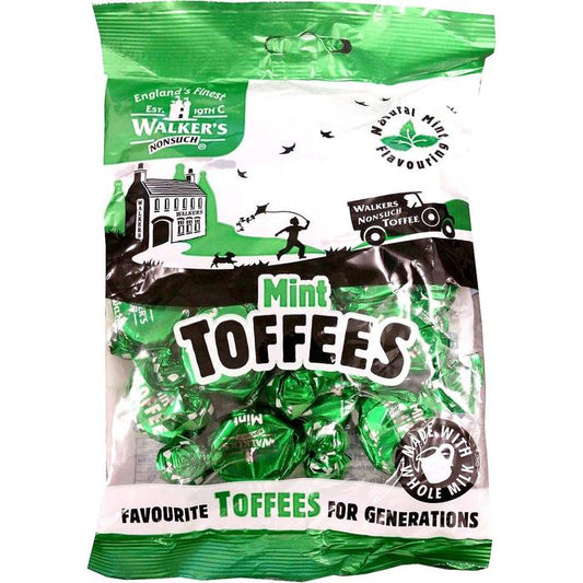 Walkers Mint Toffees 150g