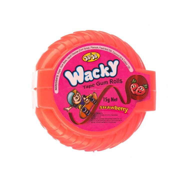 AIT JoJo Wacky Strawberry Bubblegum Roll