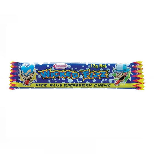 Wicked Fizz BlueRaspberry Chews 12g
