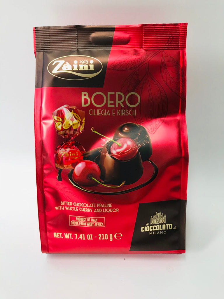 Zaini Boero Chocolate Cherry Liquors Bag 210g