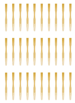 ONE TREE BAMBOO COCKTAIL FORK - PACK 100