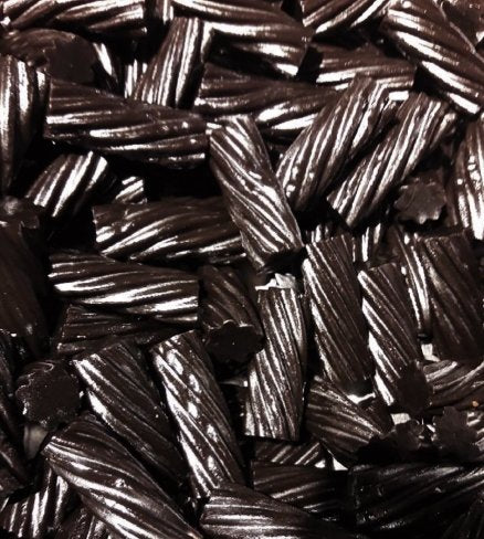 Darrell Lea Black Licorice Twists - Tom's Confectionery Warehouse