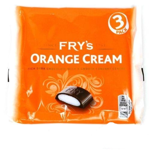 Cadbury UK Fry's Orange Cream Bar 3pk (UK)