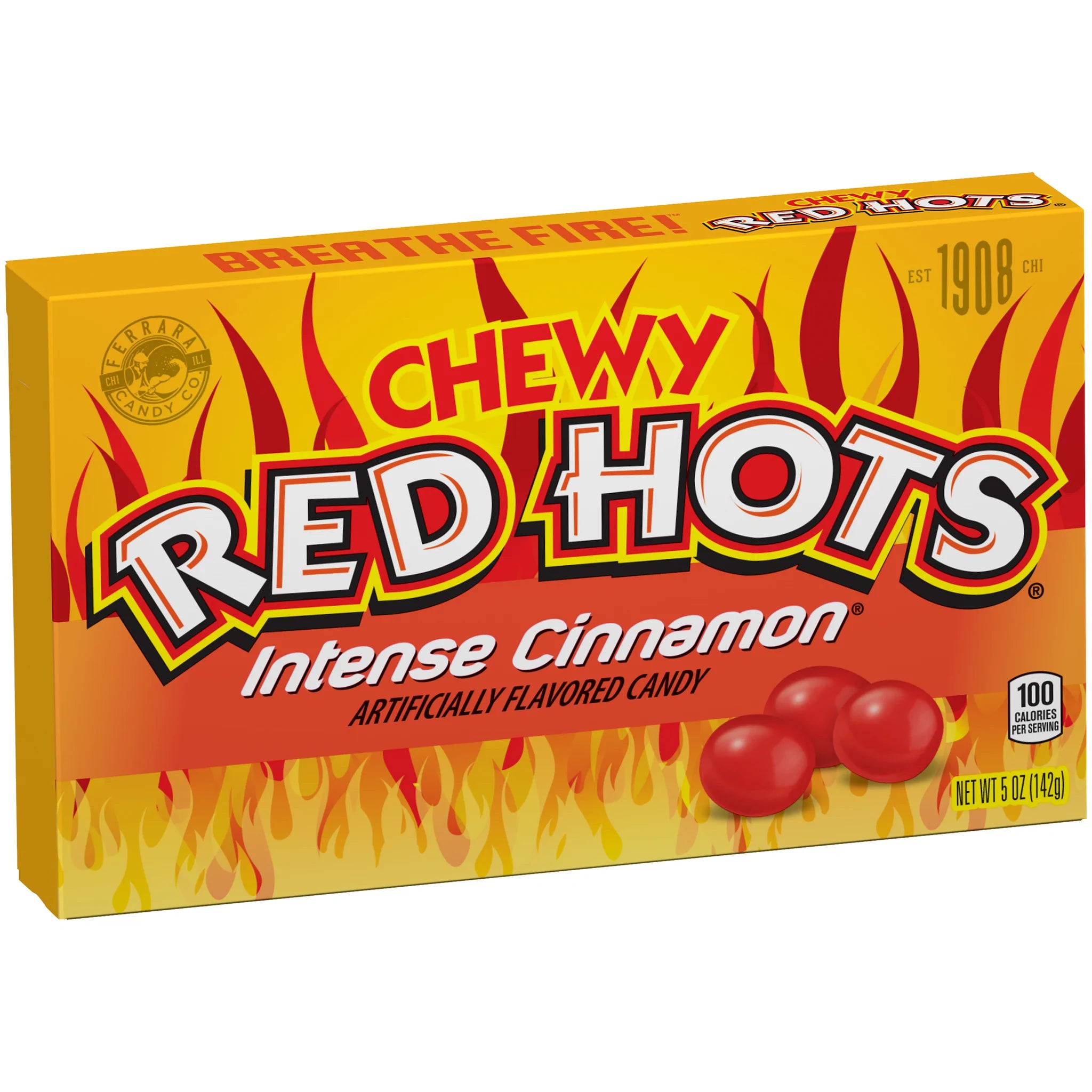 Ferrara Theater Box Chewy Red Hots 5oz 141g – Tom's Confectionery Warehouse