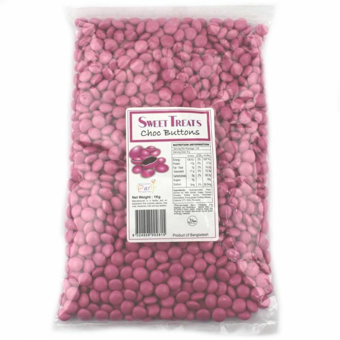 Sweet Treats Choc Buttons Pink