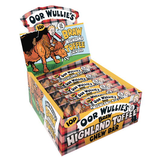 UK Oor Wullie's Highland Toffee Chew Bar 11g