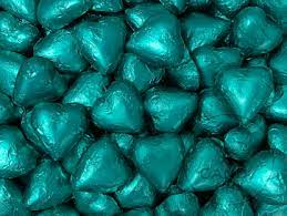 Toms Foiled Hearts Teal 1K