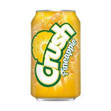 US CRUSH PINEAPPLE 355ML - Tom's Confectionery Warehouse