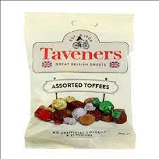 Taveners Assorted Toffees Bag 165G