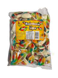 Lolliland Rainbow Gummi Lips 1Kg