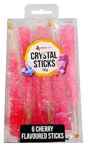 Crystal Sticks Hot Pink 6ct - Cherry 132g