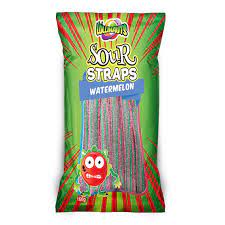 Lollinauts Sour Straps Watermelon 160g