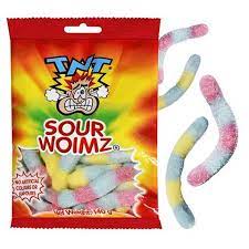 TNT Sour Woimz Bag 140g