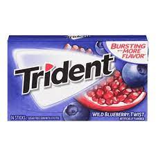 TRIDENT BLUEBERRY TWIST GUM 12